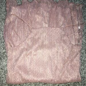 NEW WITH TAGS Champagne & Gold Romper